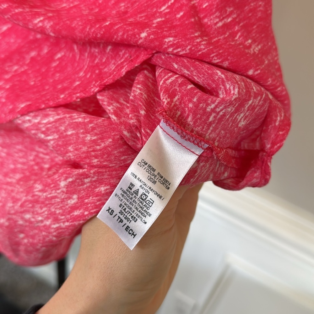 Splendid oversized hot pink women’s top XS - Picture 3 of 4
